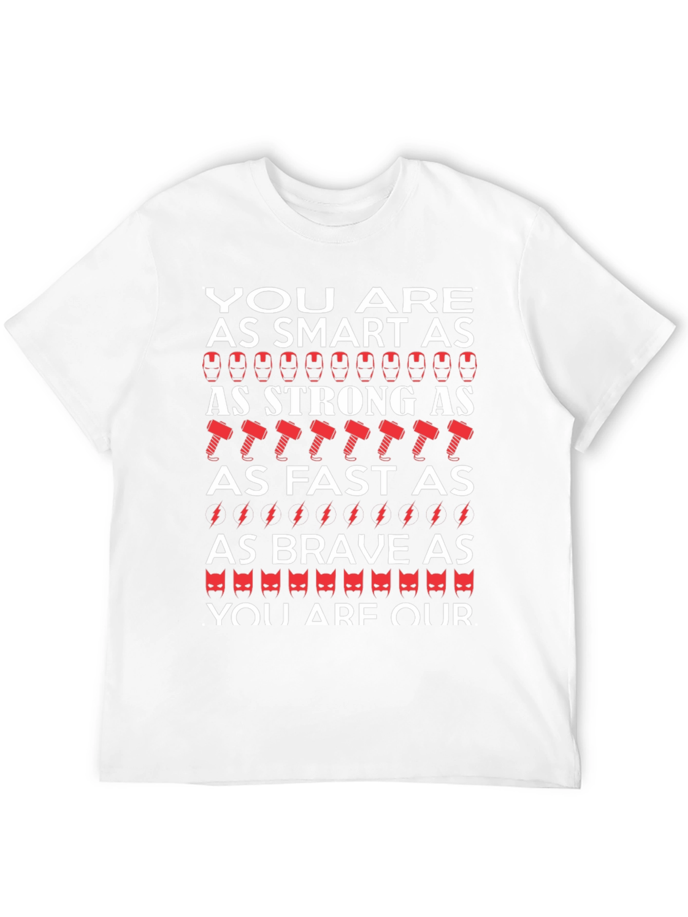 Marvel Super Hero Inspired Mens T-Shirt