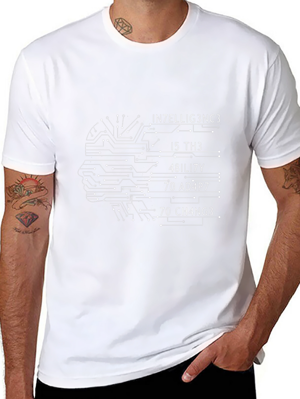 Intelligence Circuit T-Shirt - Black