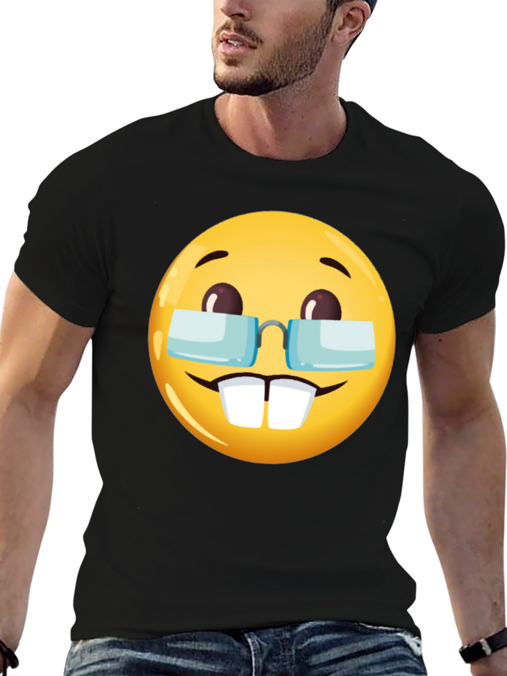 Emoji Geek T-Shirt - Nerd Emoji Tee