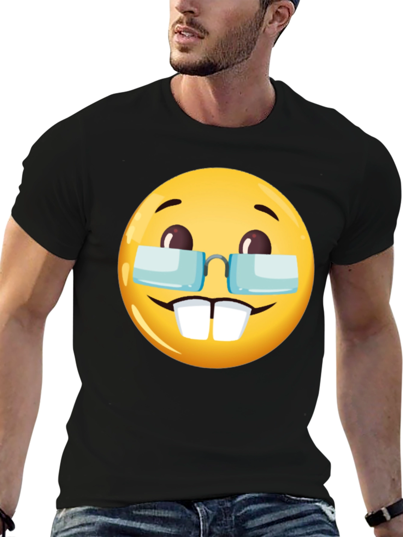 Emoji Geek T-Shirt - Nerd Emoji Tee