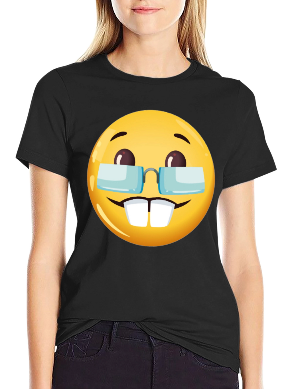 Emoji Geek T-Shirt - Nerd Emoji Tee