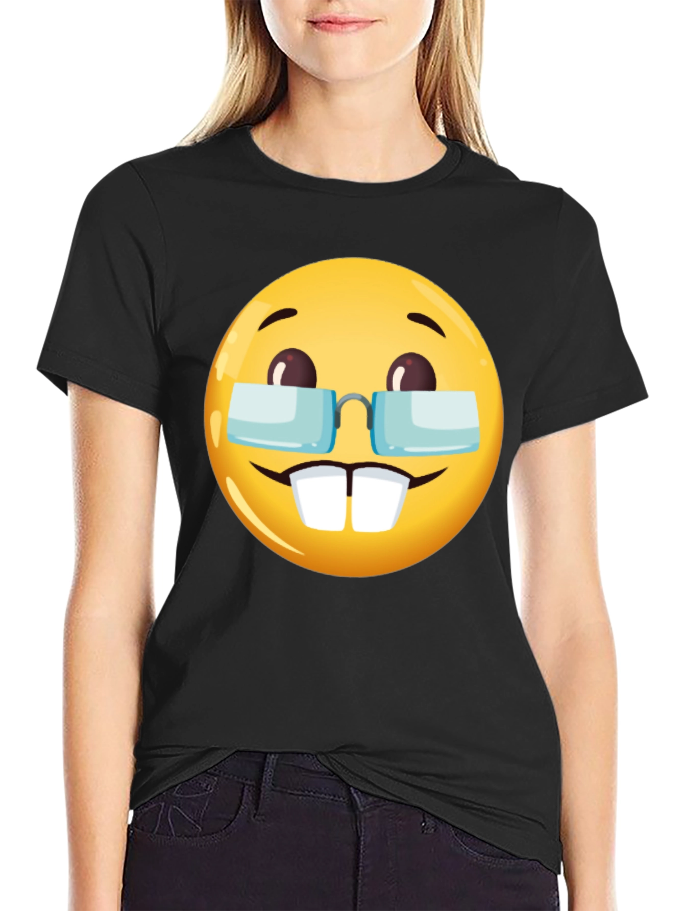 Emoji Geek T-Shirt - Nerd Emoji Tee