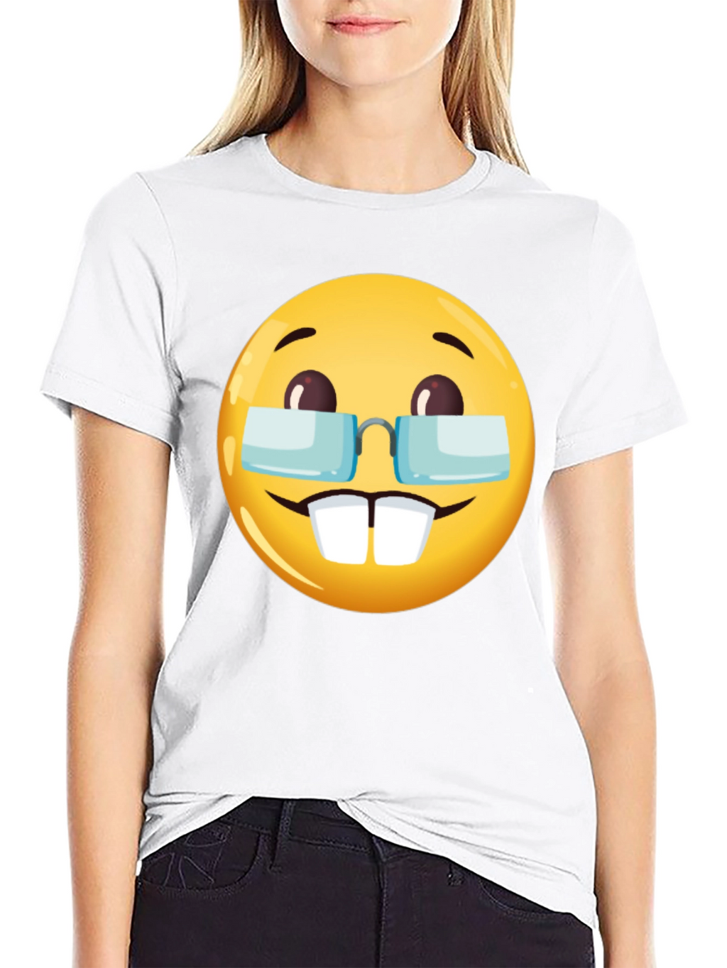 Emoji Geek T-Shirt - Nerd Emoji Tee