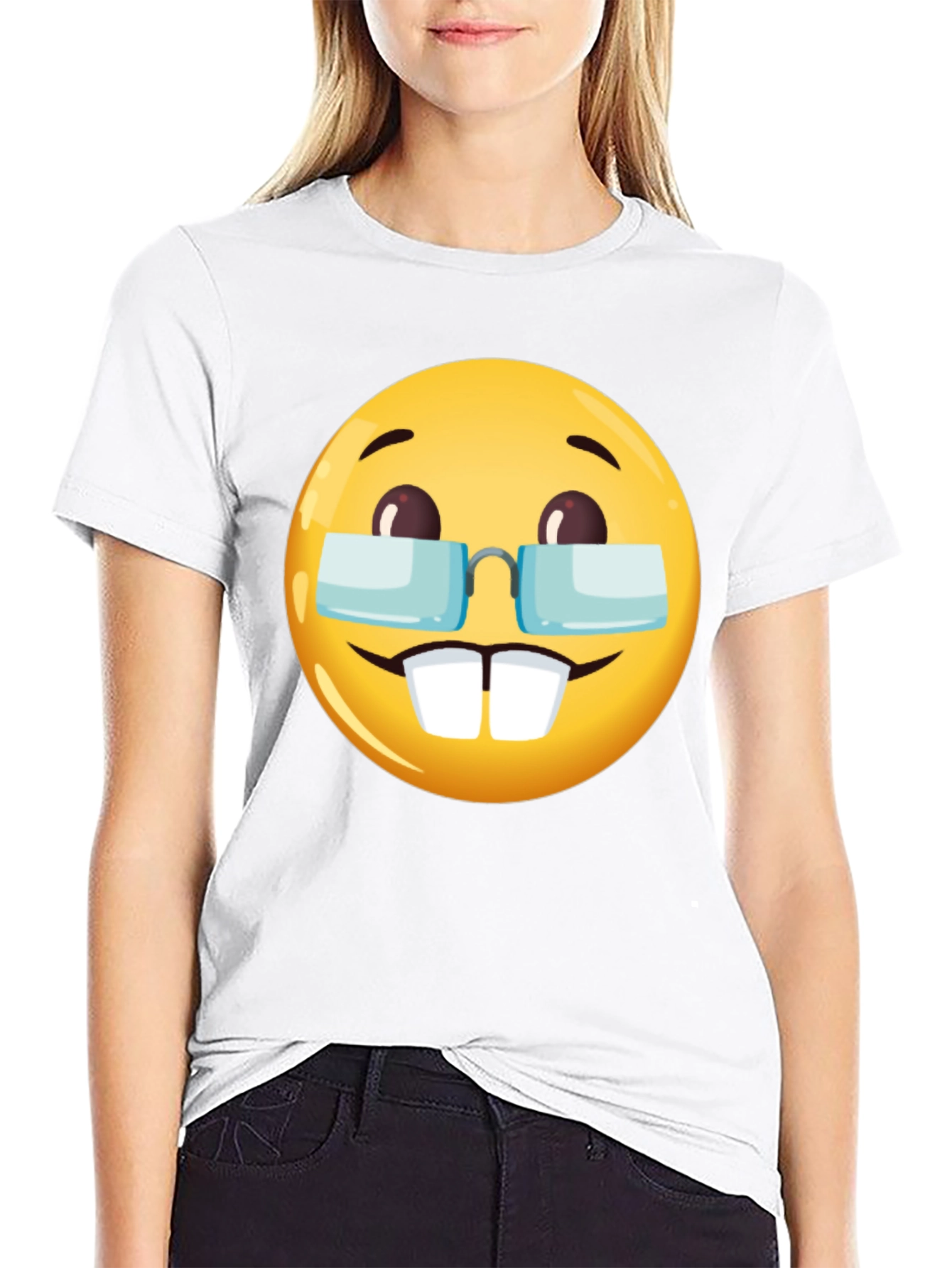 Emoji Geek T-Shirt - Nerd Emoji Tee