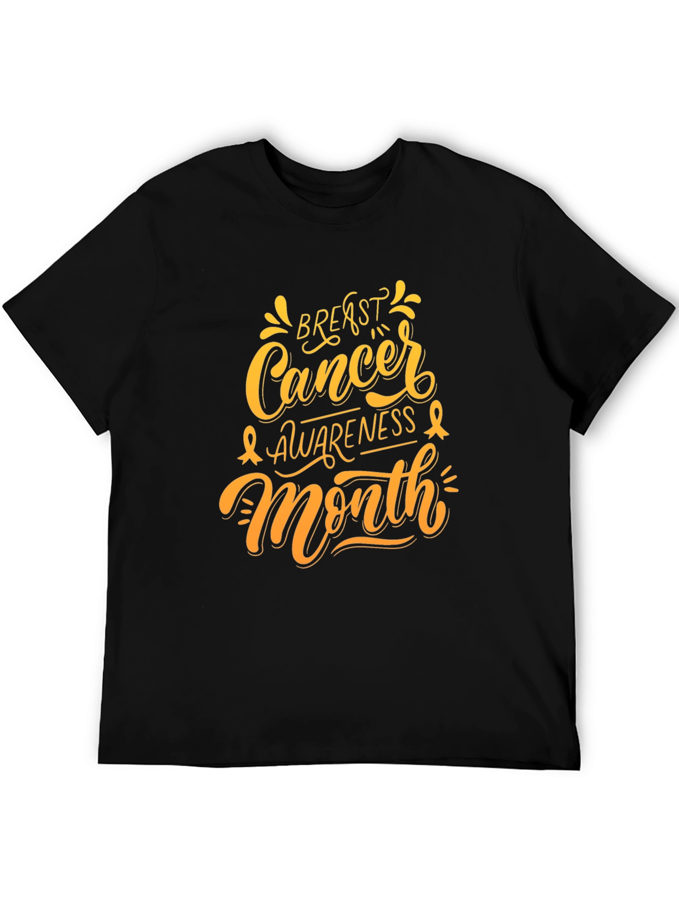 Breast Cancer Awareness Month Black T-Shirt