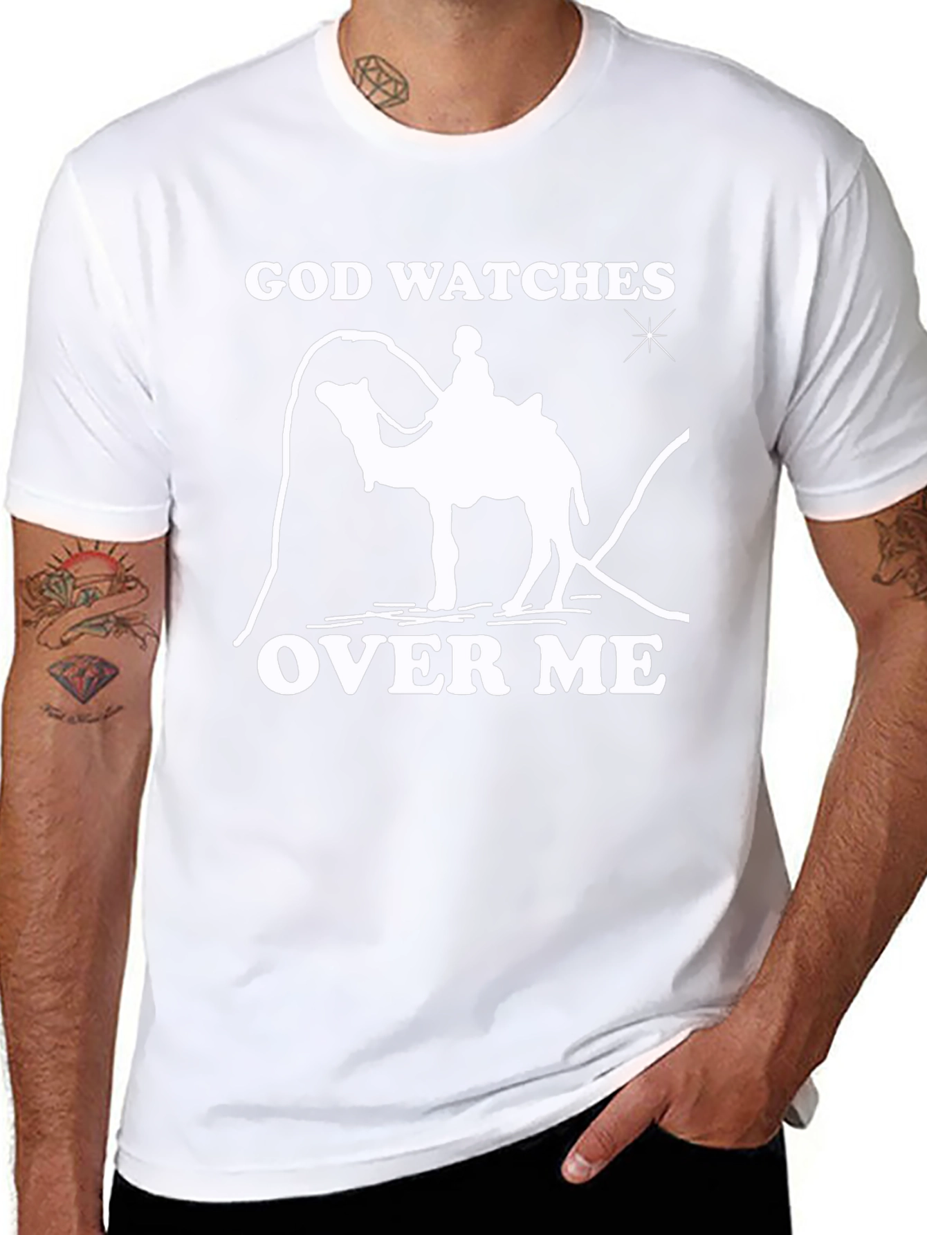 God Watches Over Me Graphic Tee