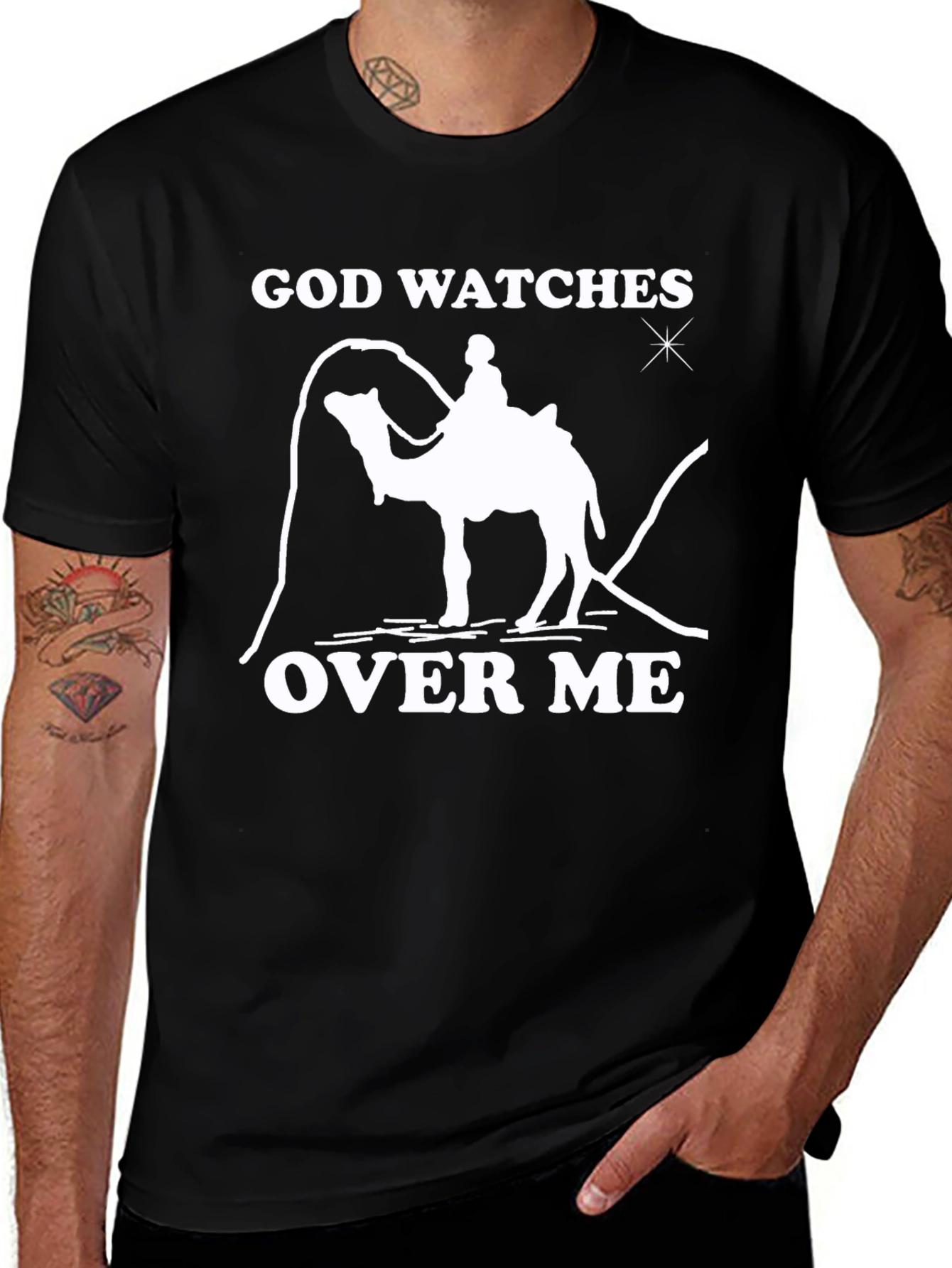 God Watches Over Me Graphic Tee