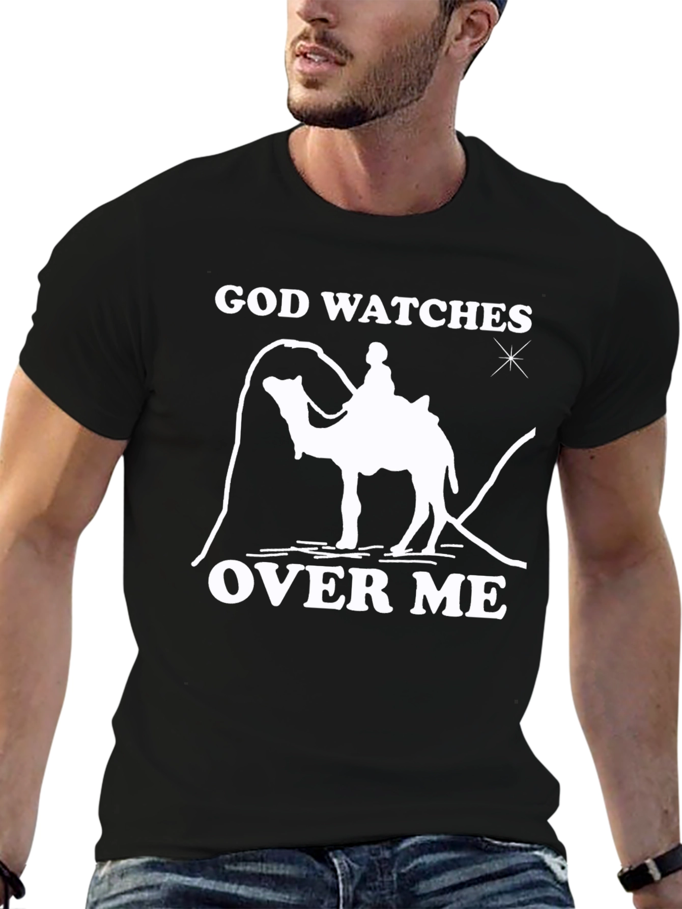 God Watches Over Me Graphic Tee