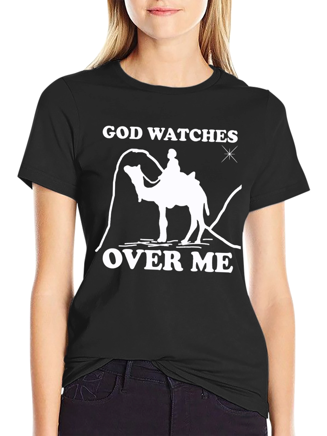 God Watches Over Me Graphic Tee