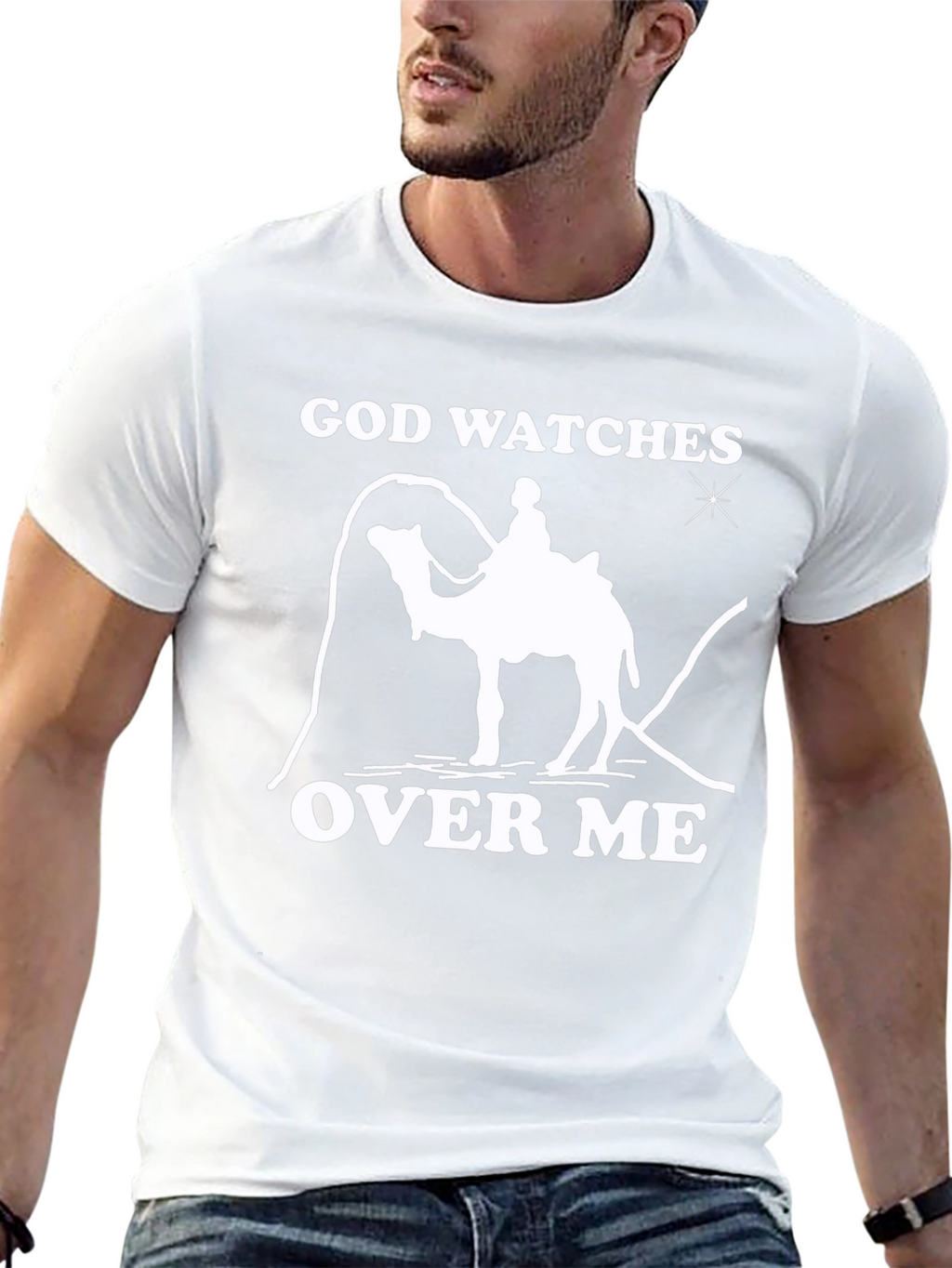 God Watches Over Me Graphic Tee