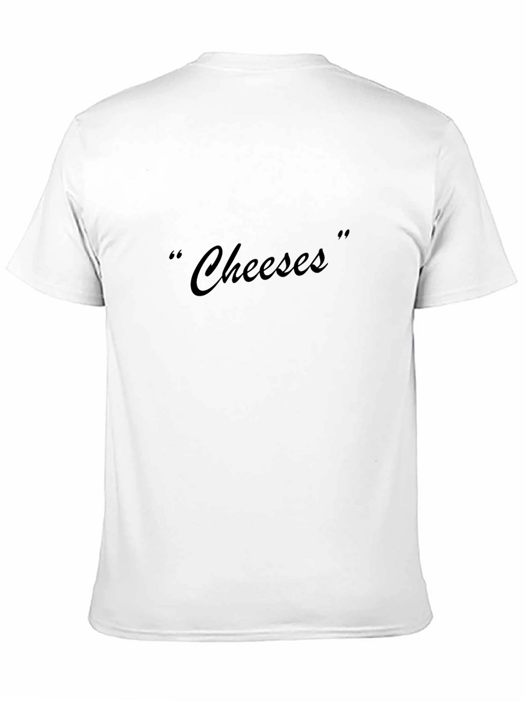 Cheeses Graphic Tee - Soft Cotton Crew Neck T-Shirt