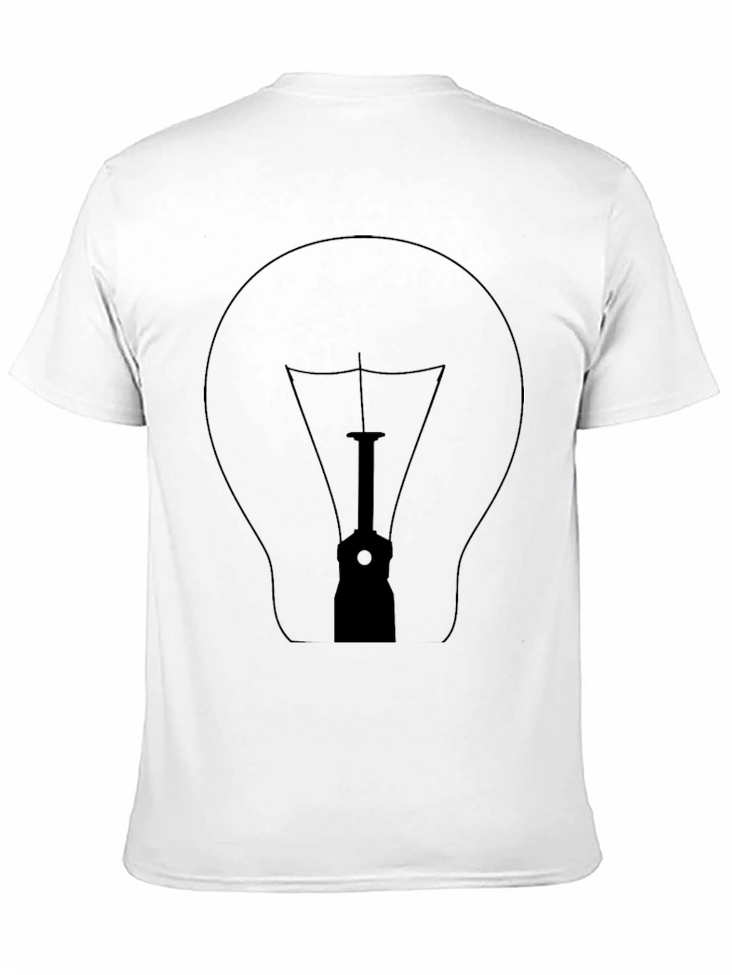 Illuminating Idea Bulb Graphic T-Shirt