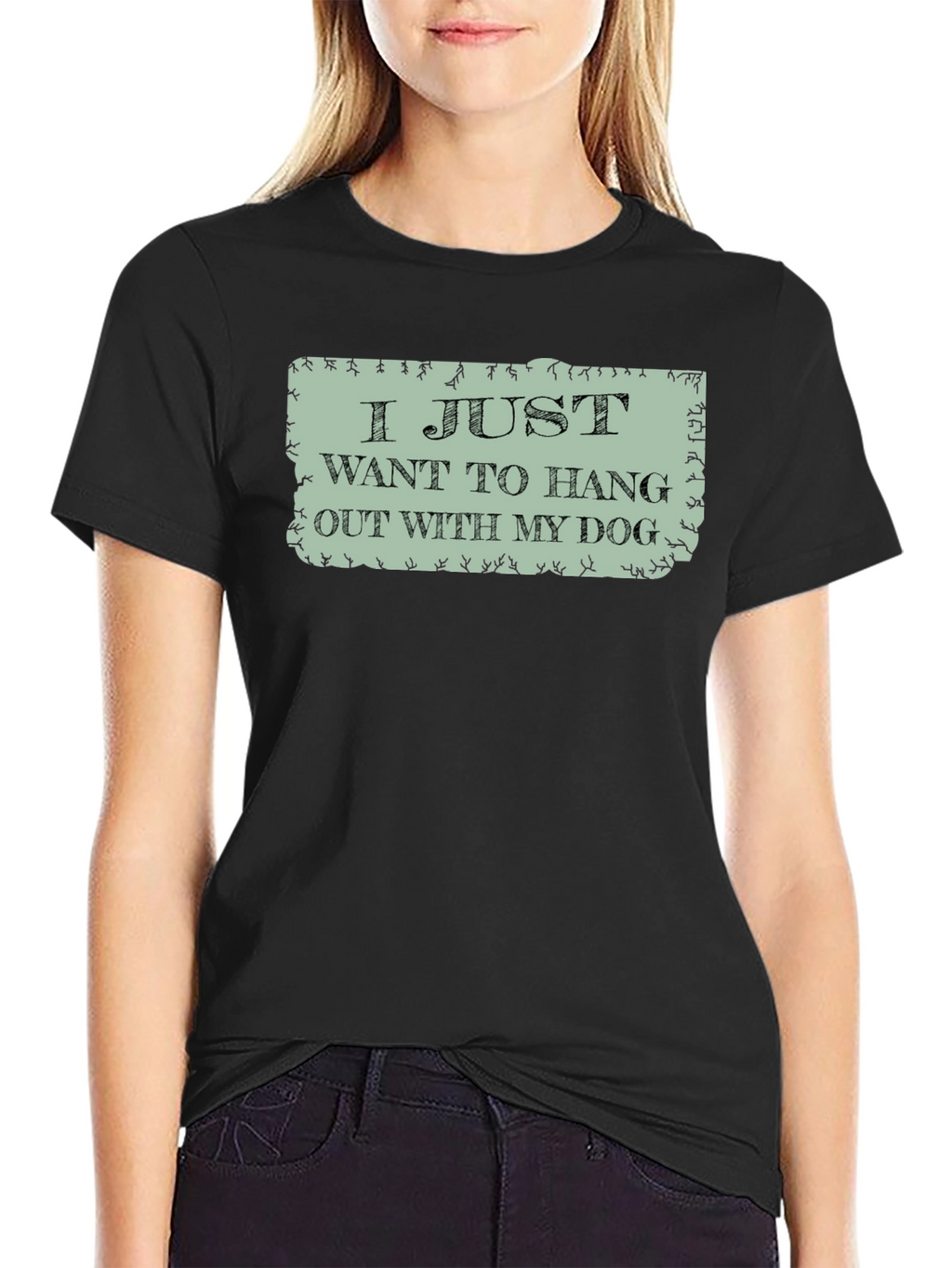 Hang Out with My Dog Graphic Tee