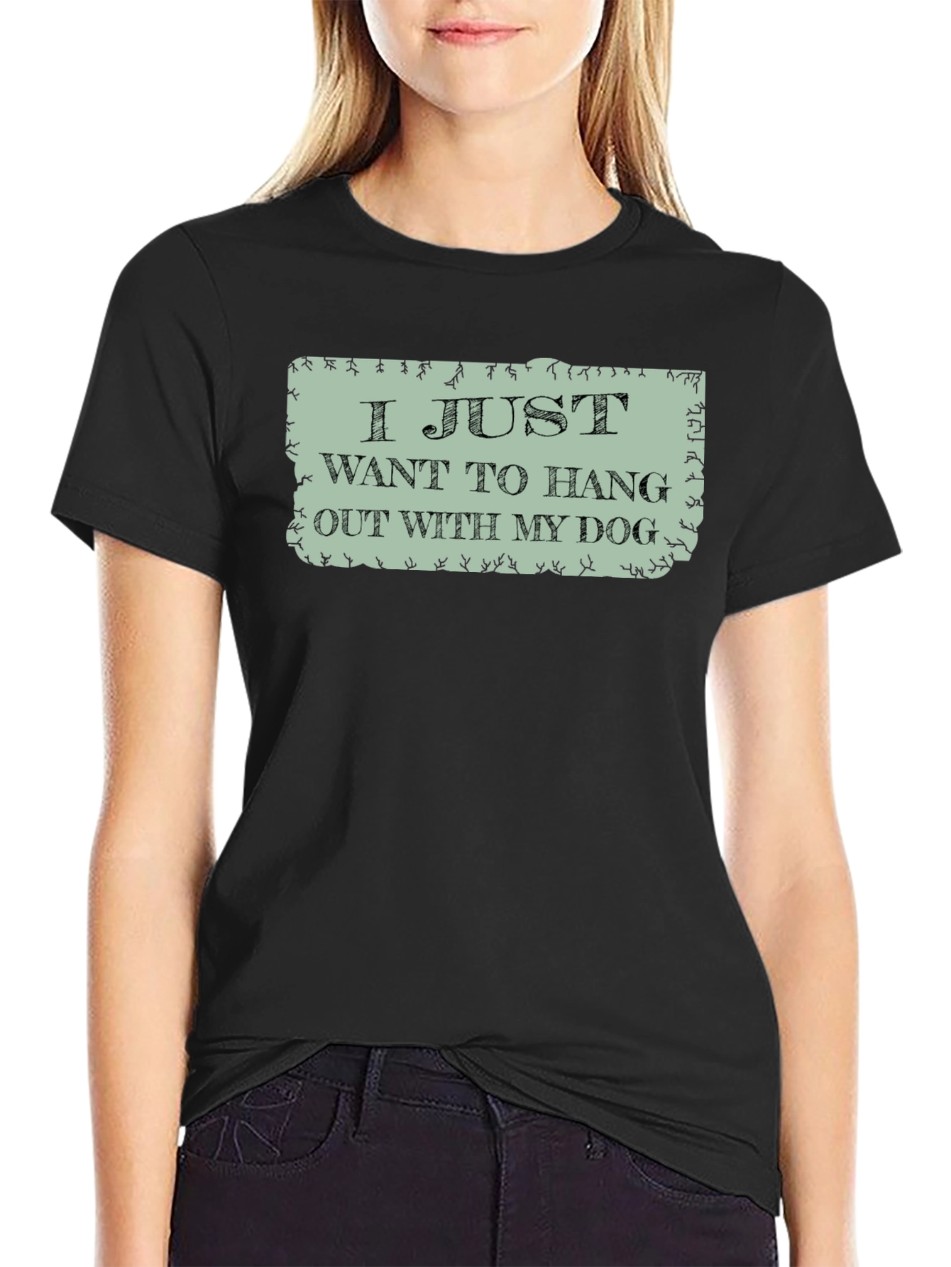 Hang Out with My Dog Graphic Tee
