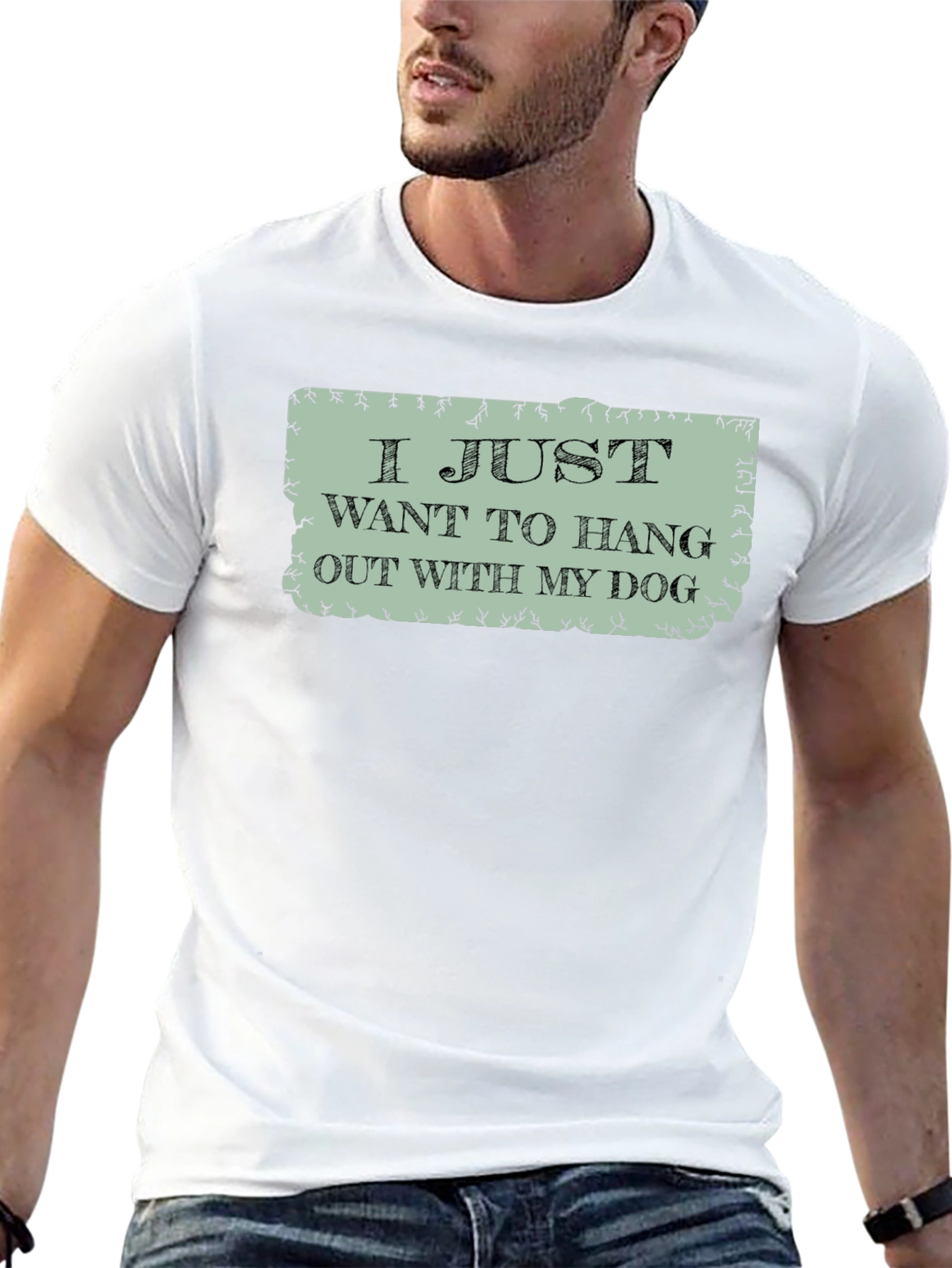 Hang Out with My Dog Graphic Tee