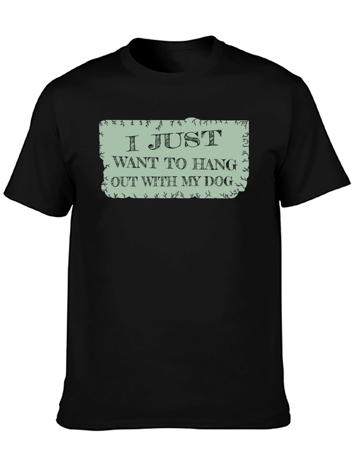 Hang Out with My Dog Graphic Tee