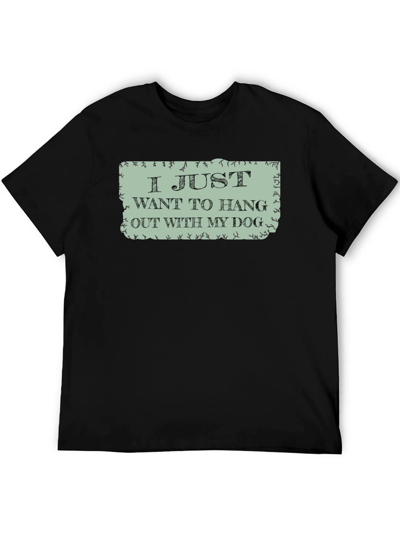 Hang Out with My Dog Graphic Tee