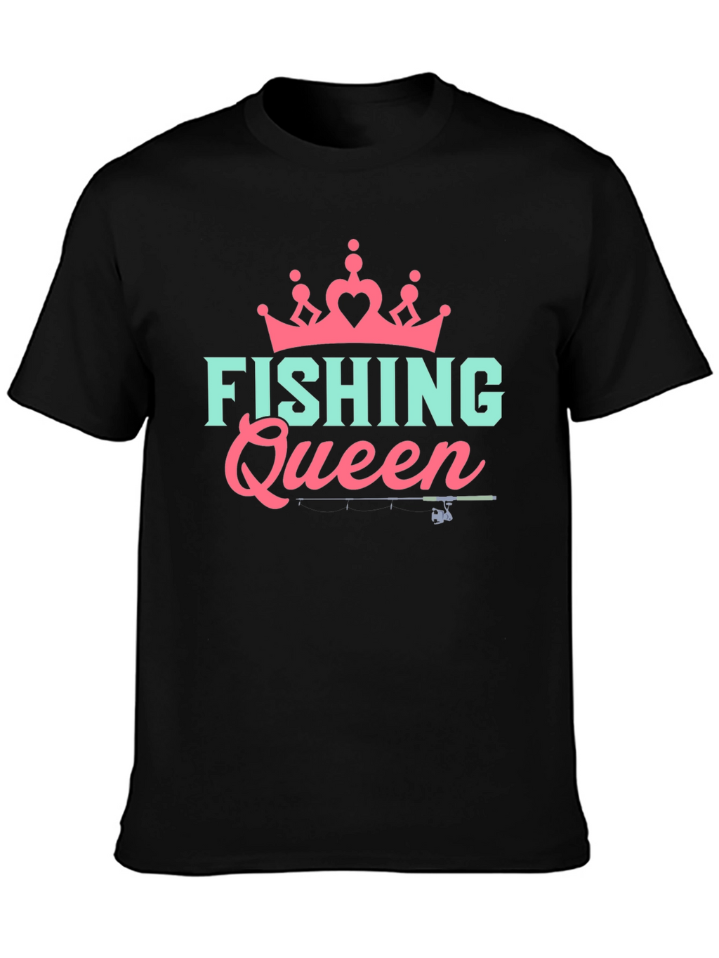 Fishing Queen T-Shirt - Angler Gift