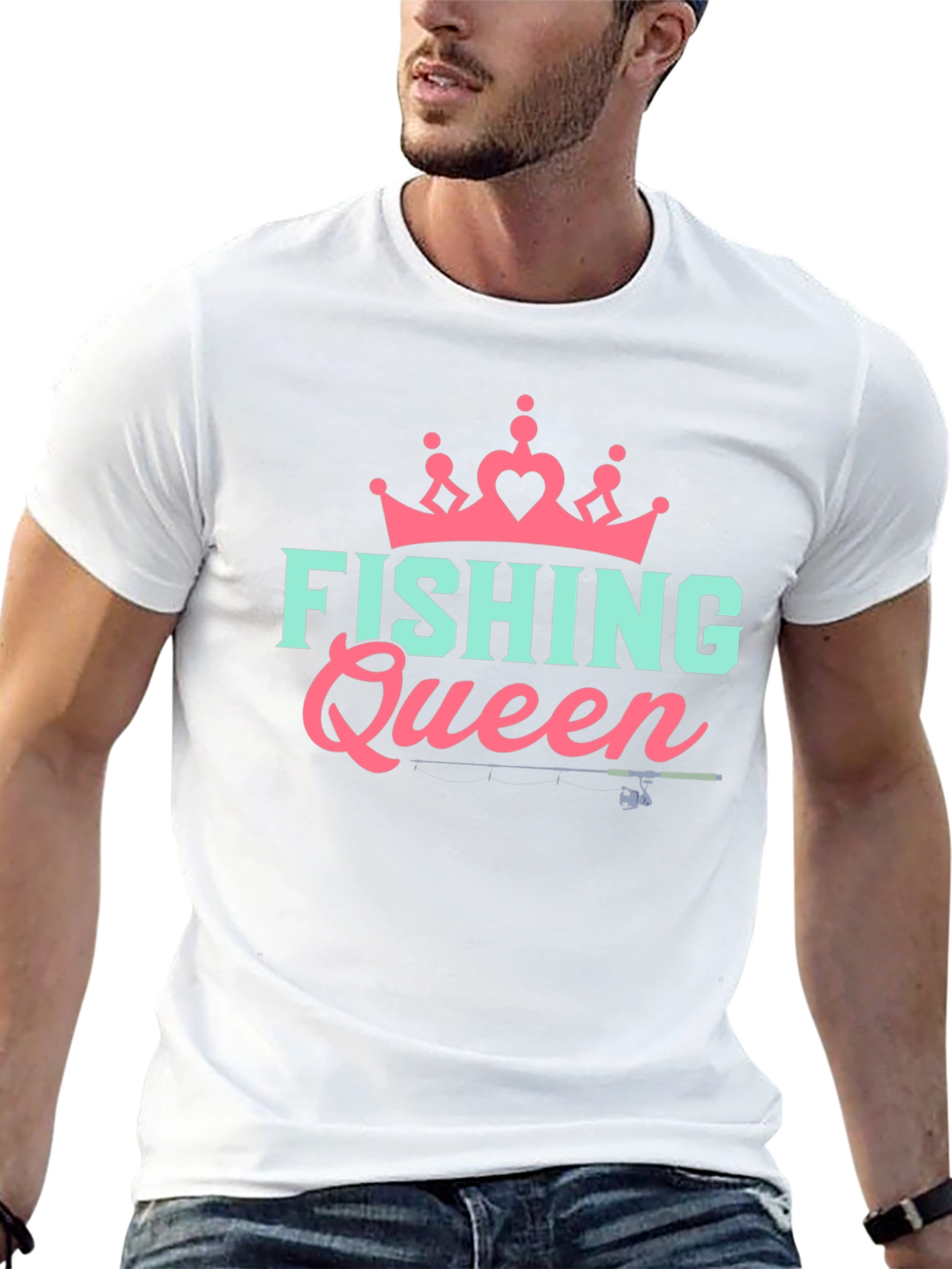 Fishing Queen T-Shirt - Angler Gift