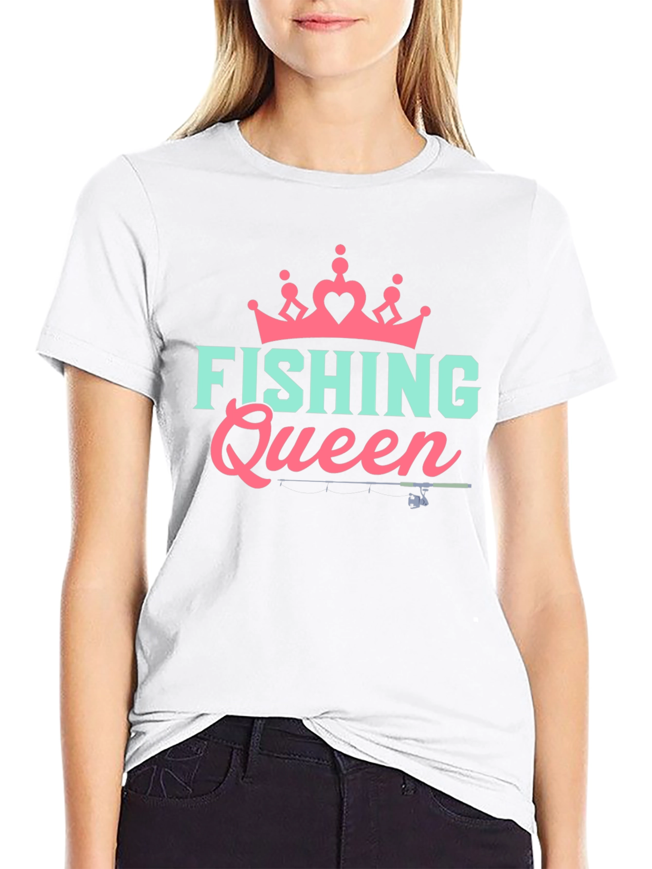 Fishing Queen T-Shirt - Angler Gift