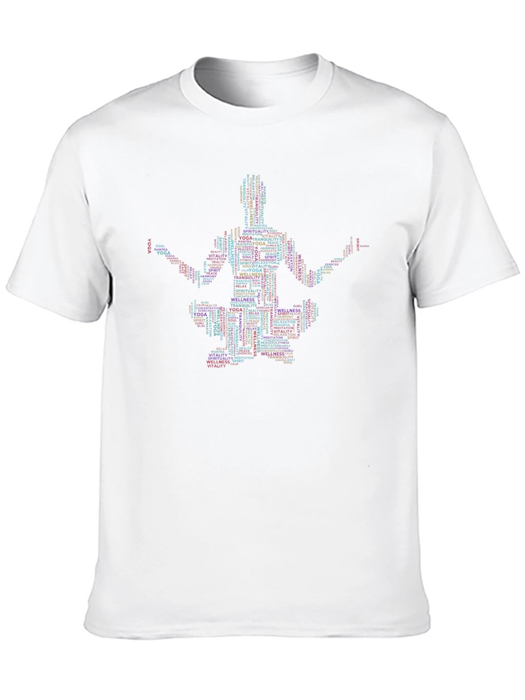 Yoga Word Art T-Shirt