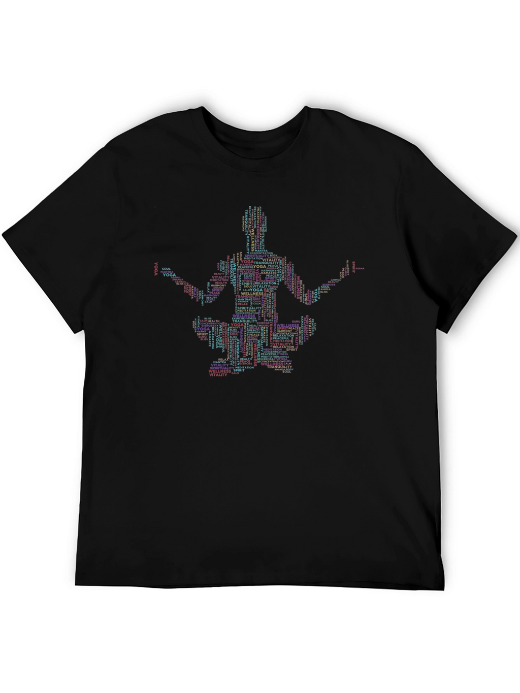 Yoga Word Art T-Shirt