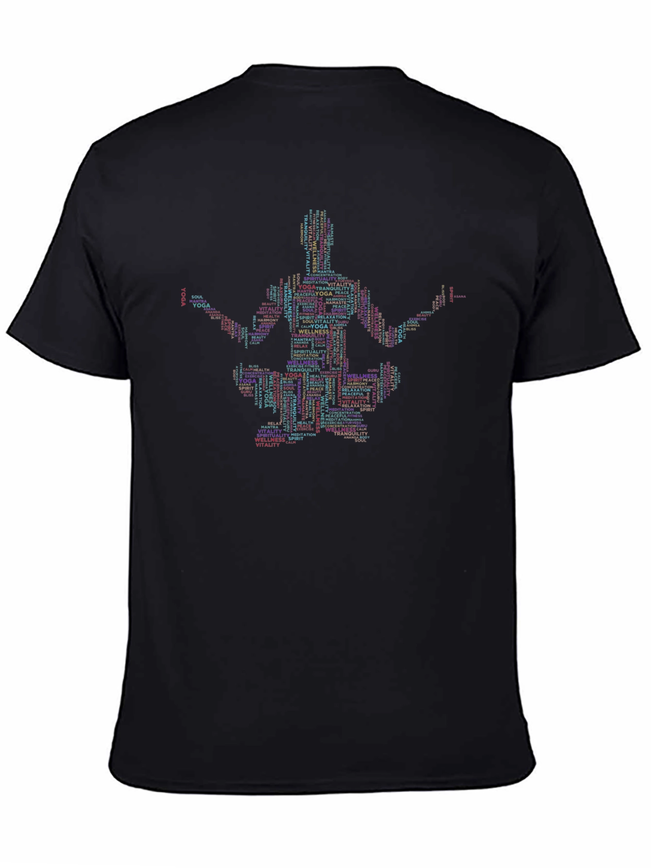 Yoga Word Art T-Shirt