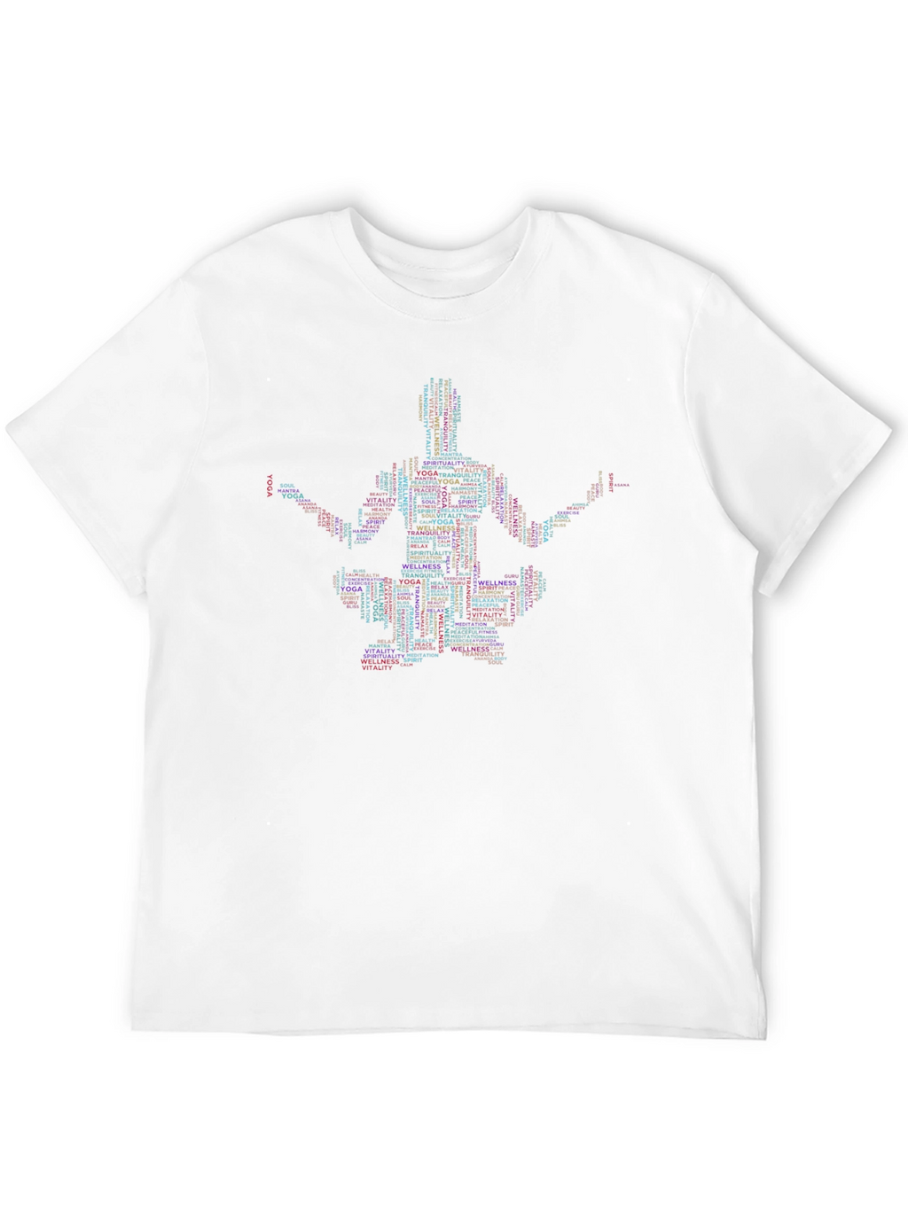 Yoga Word Art T-Shirt