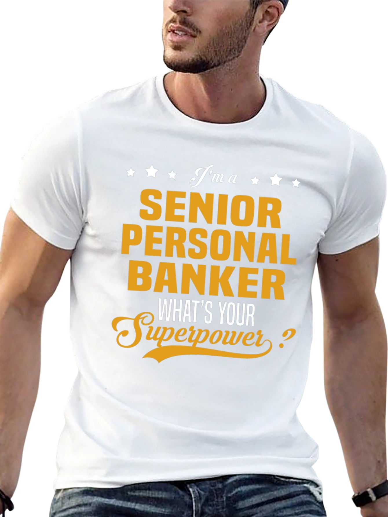 Senior Personal Banker T-Shirt - Superpower Tee