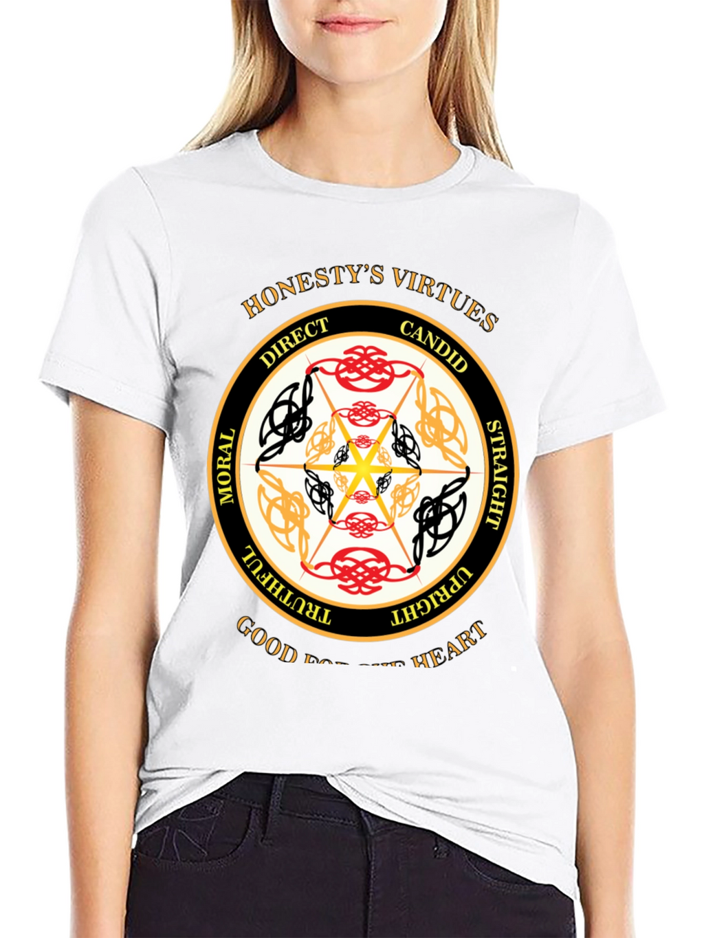 Honestys Virtues Graphic Tee - Moral Upright Shirt