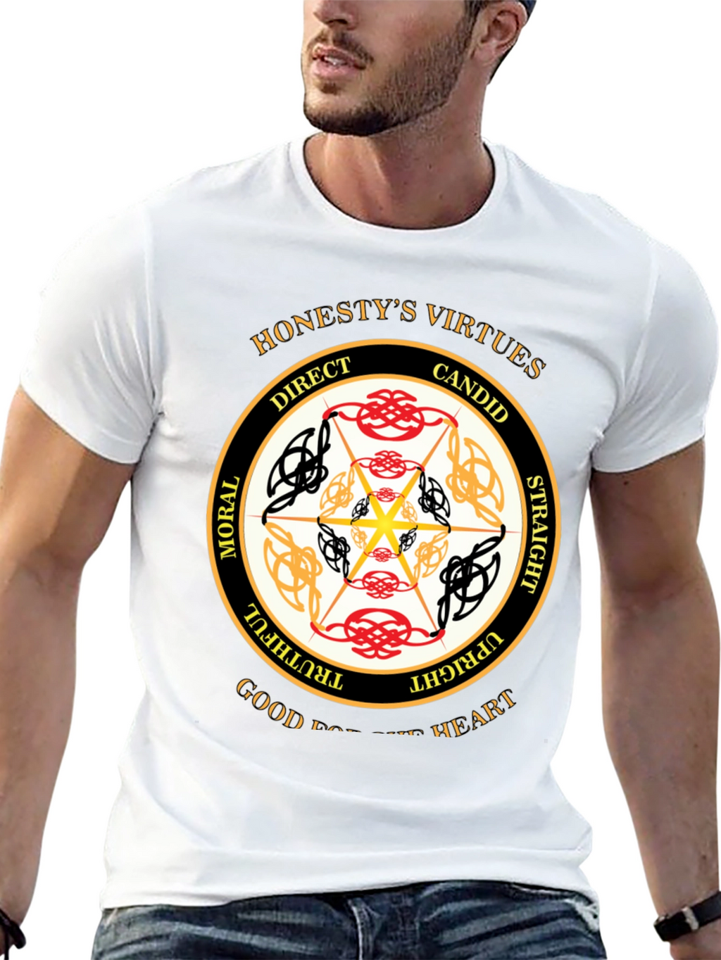 Honestys Virtues Graphic Tee - Moral Upright Shirt