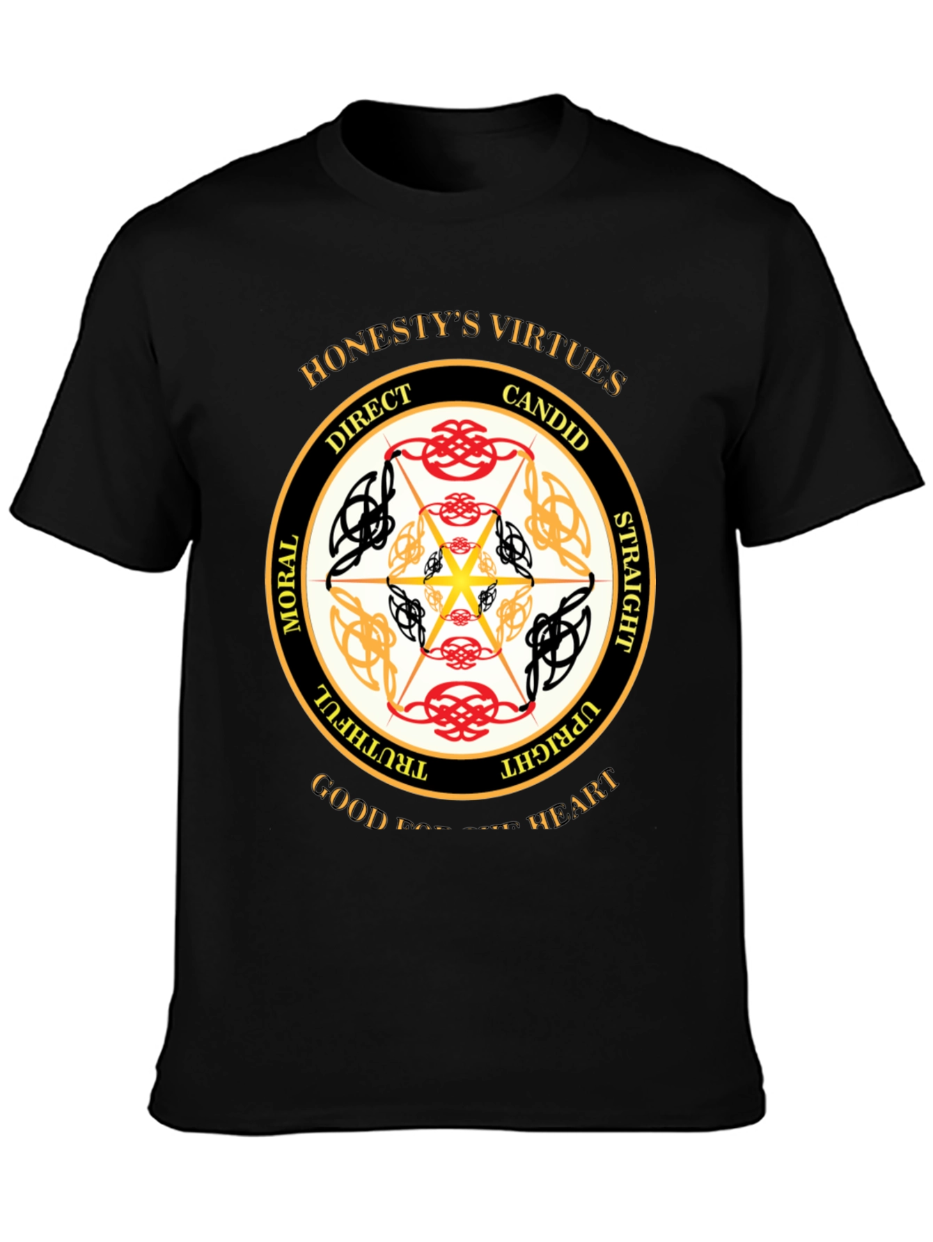 Honestys Virtues Graphic Tee - Moral Upright Shirt