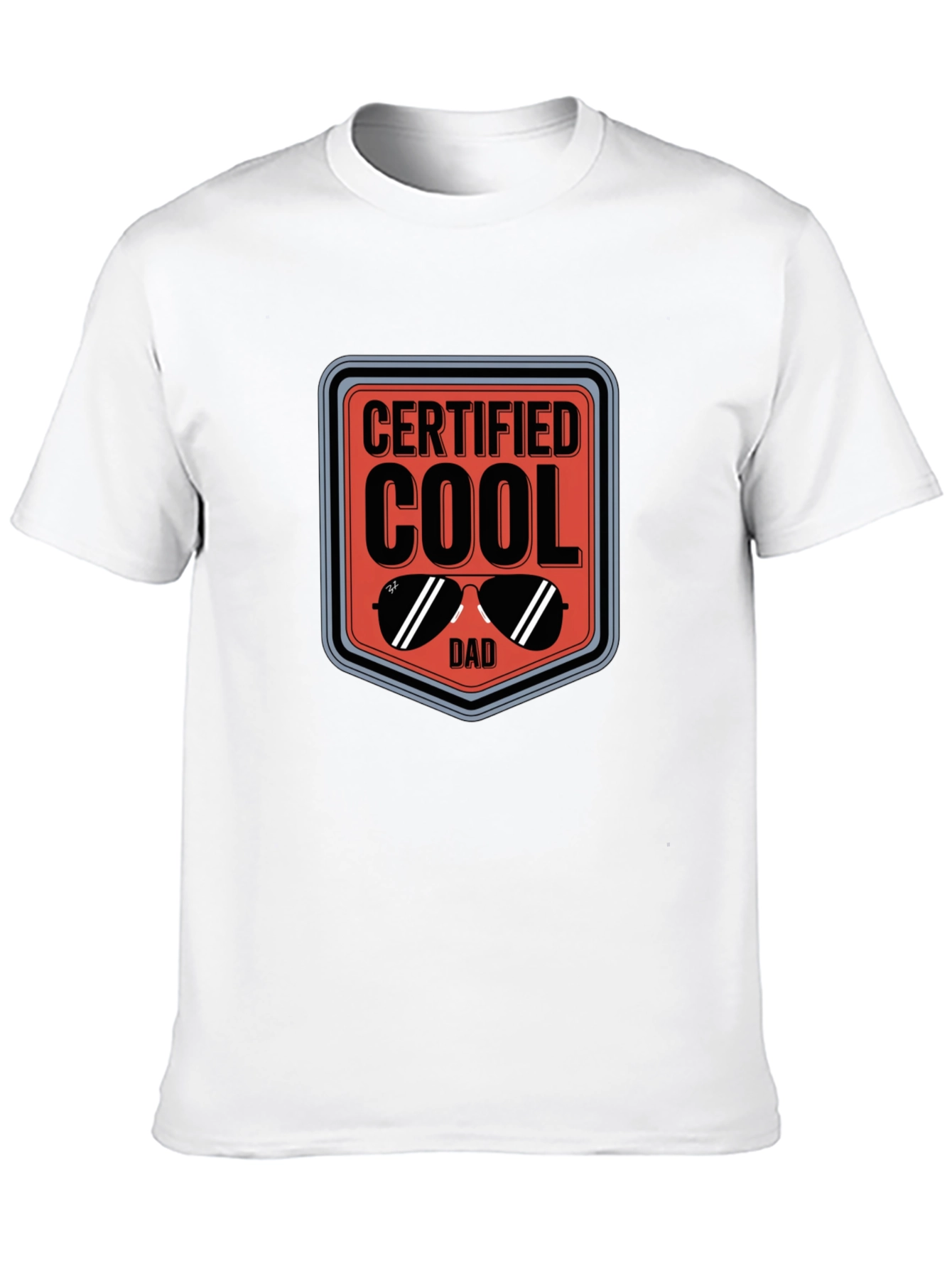 Cool Dad Certified Graphic Tee - Black