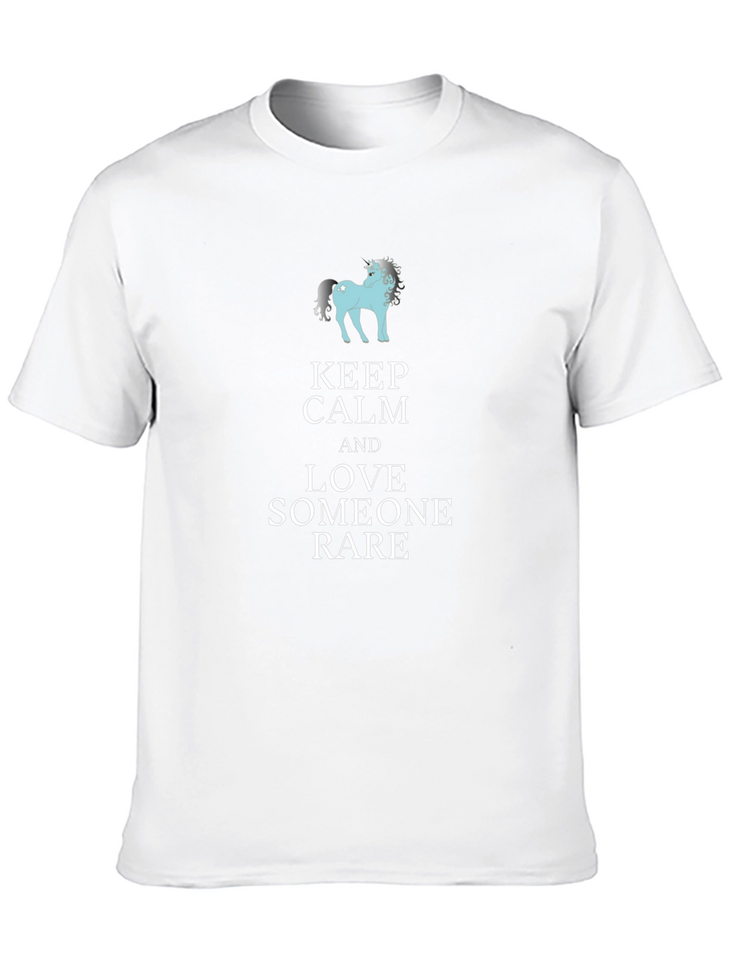 Keep Calm & Love Someone Rare Black T-Shirt