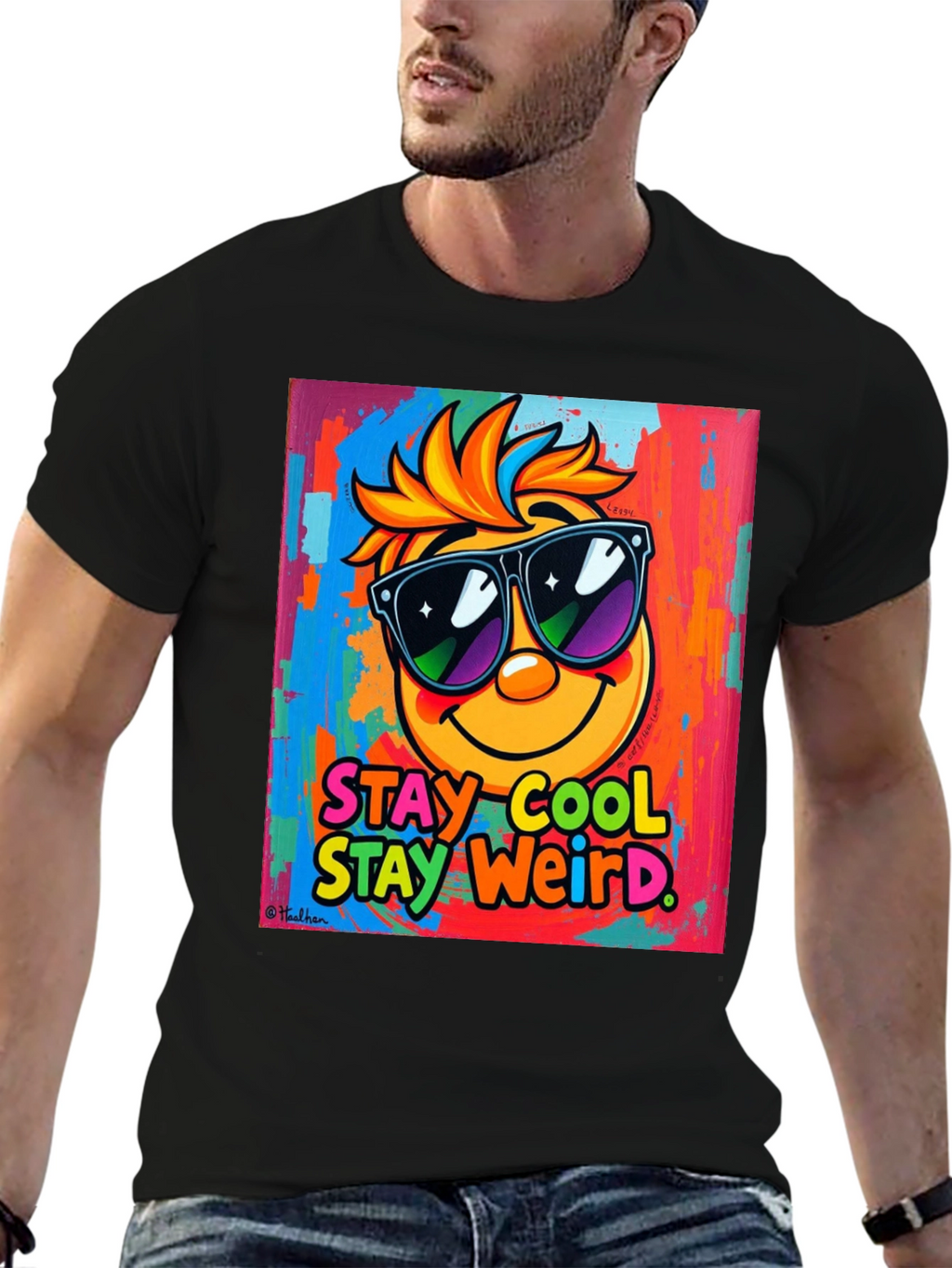 Stay Cool Stay Weird Graphic Tee