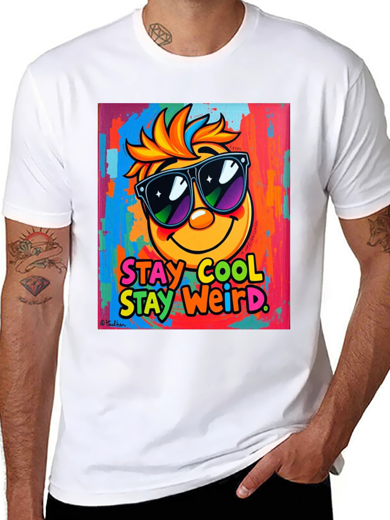 Stay Cool Stay Weird Graphic Tee