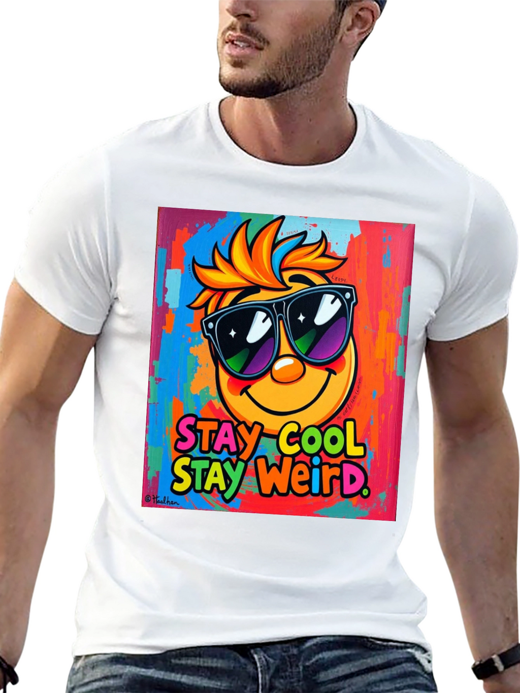 Stay Cool Stay Weird Graphic Tee