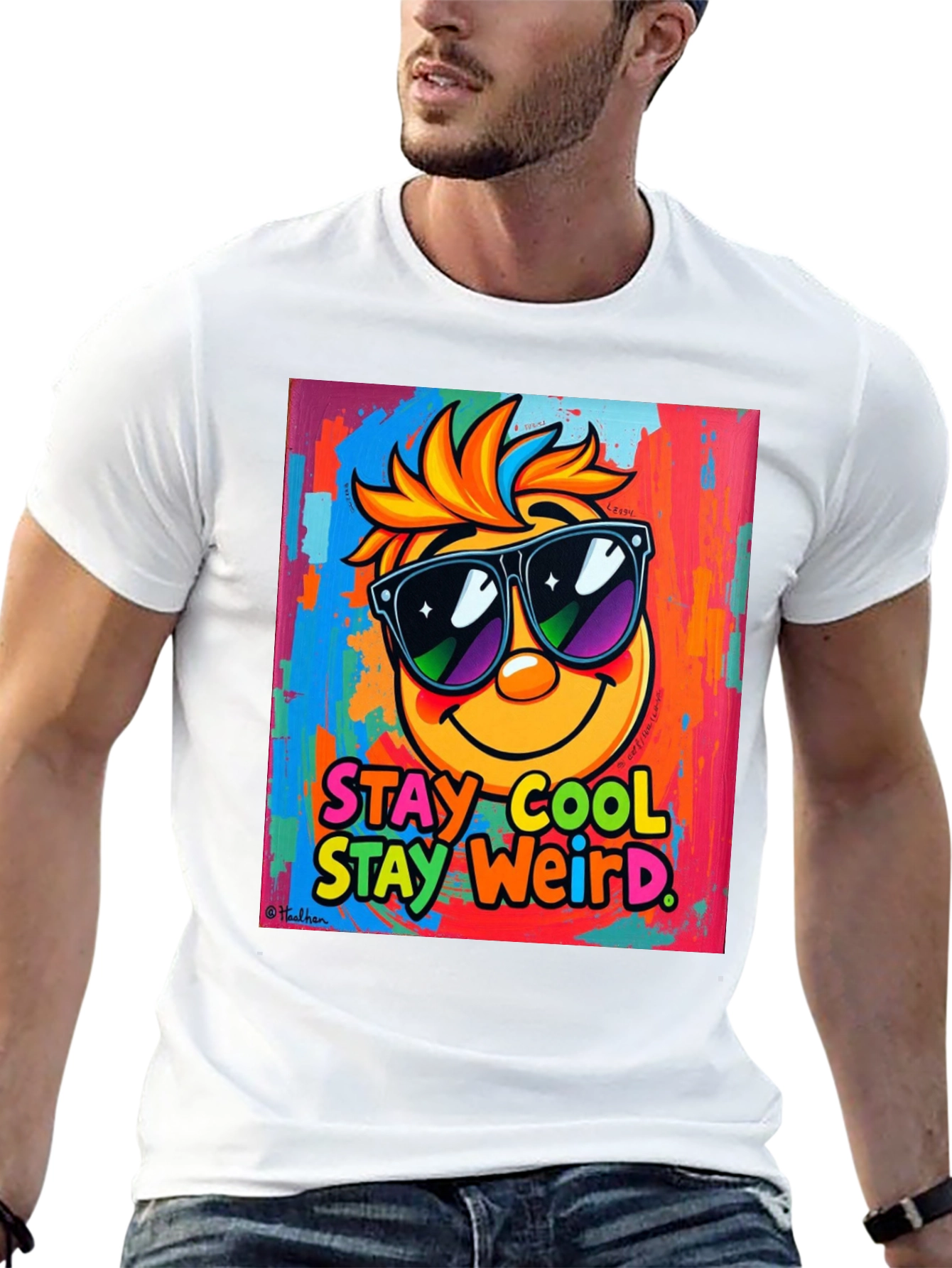 Stay Cool Stay Weird Graphic Tee