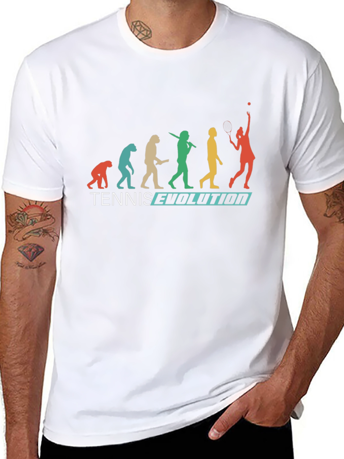 Tennis Evolution Graphic T-Shirt