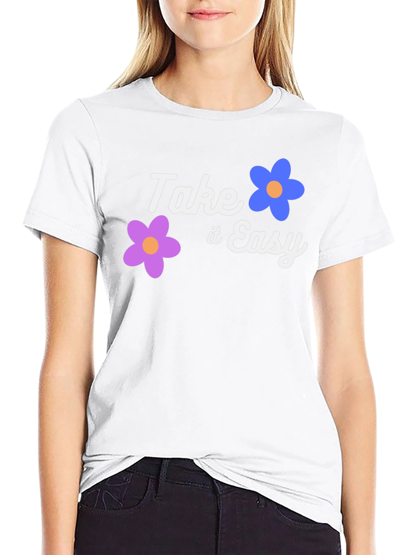 Take it Easy Floral T-Shirt