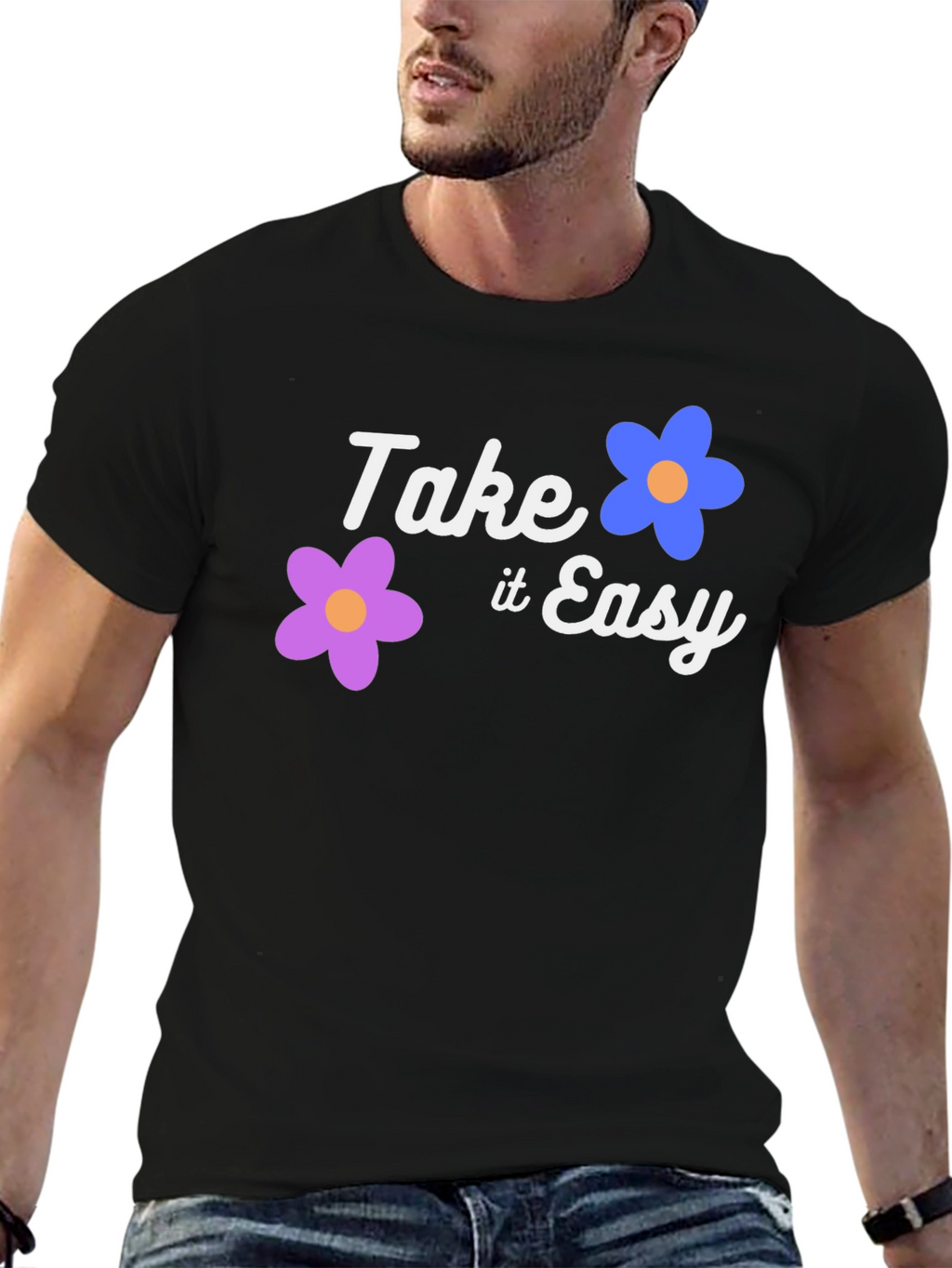Take it Easy Floral T-Shirt