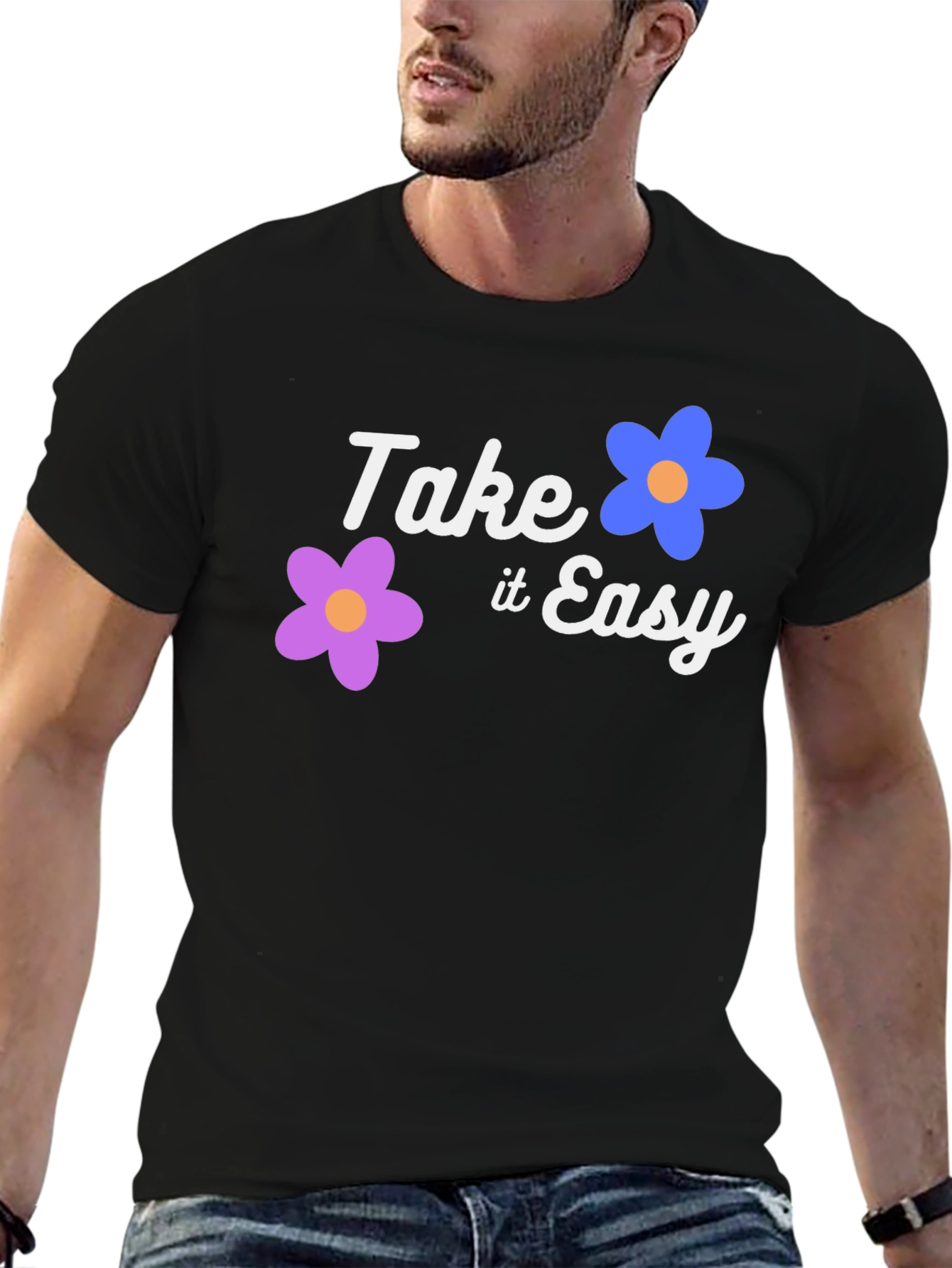 Take it Easy Floral T-Shirt
