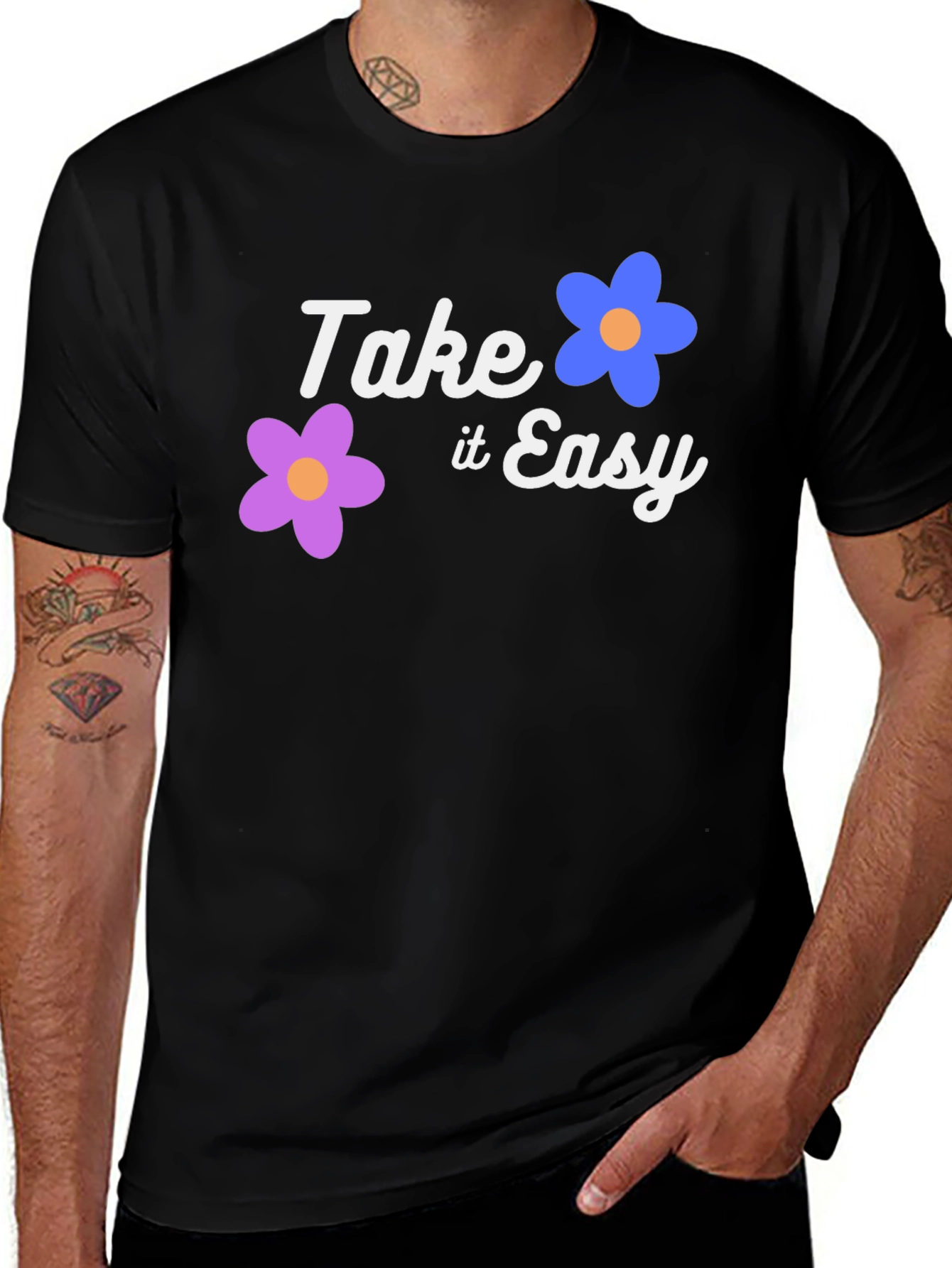 Take it Easy Floral T-Shirt