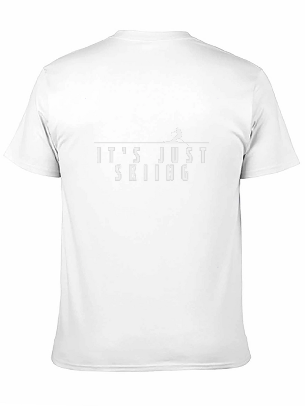 Its Just Skiing Tee - Stylish Black T-Shirt