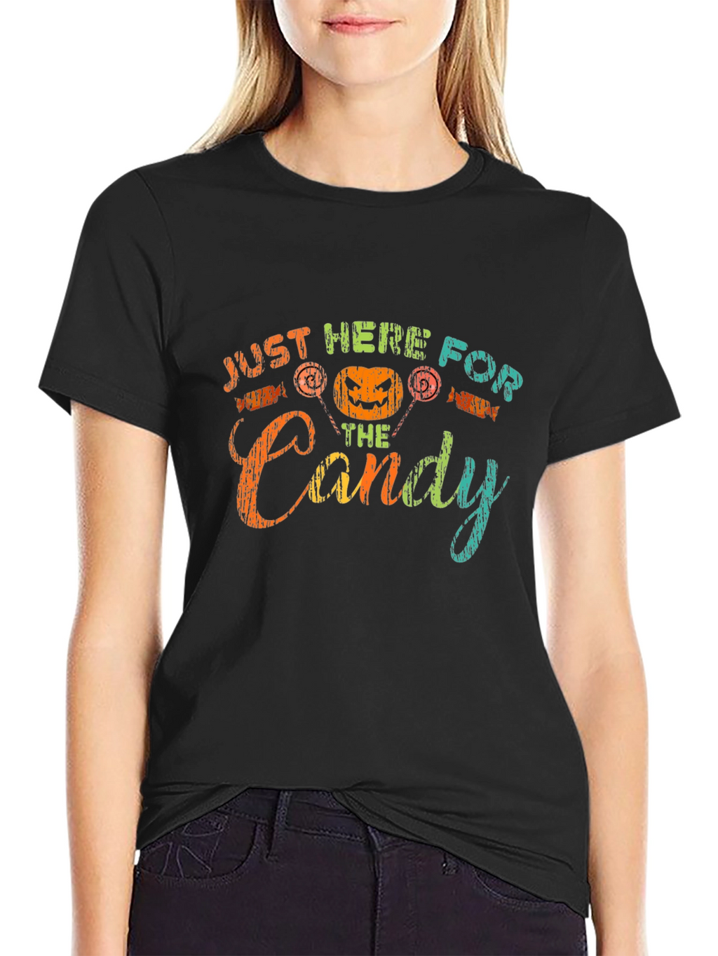 Halloween Just Here For The Candy T-Shirt