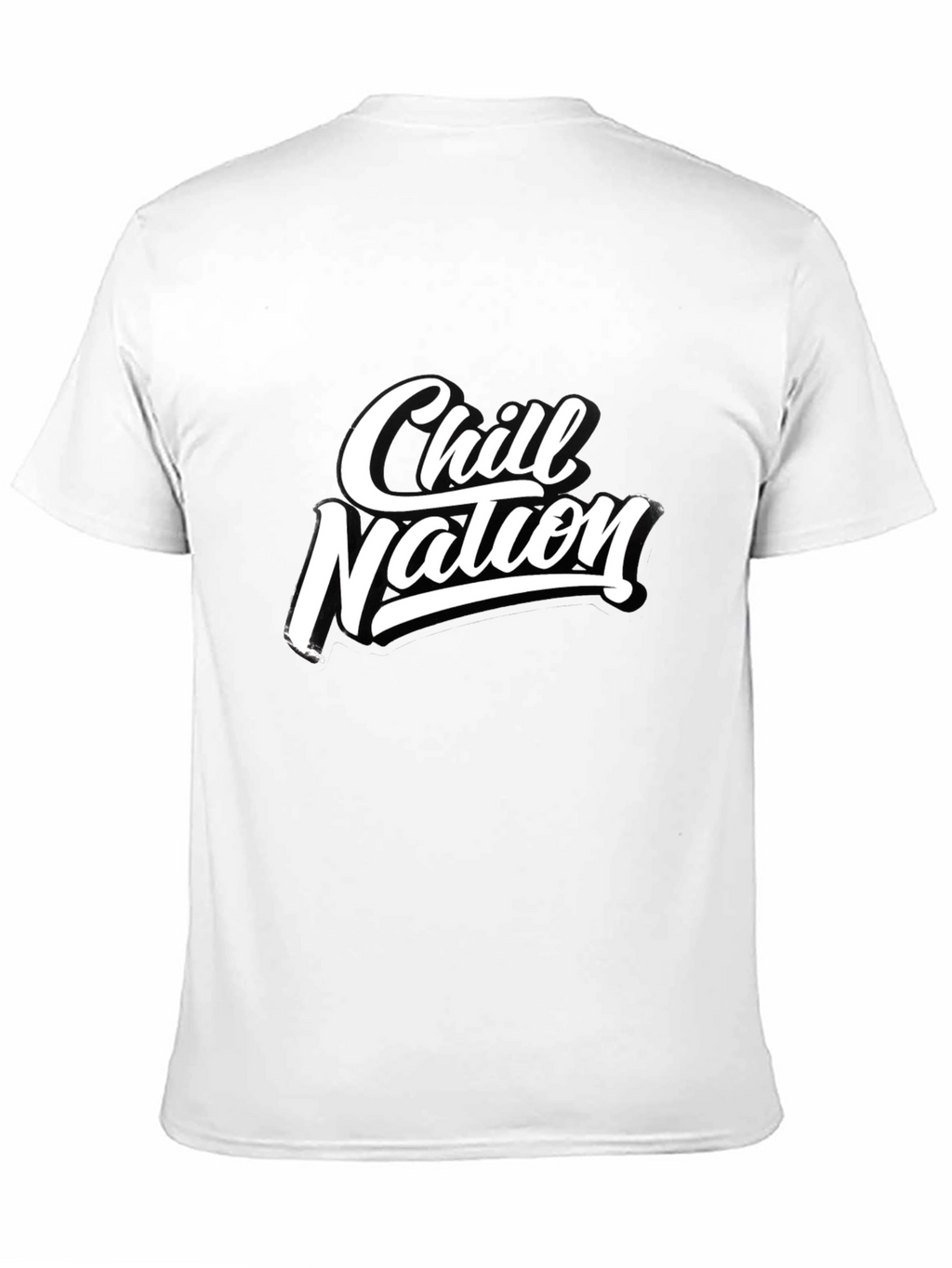 Chill Nation Graphic Tee - Black Short Sleeve