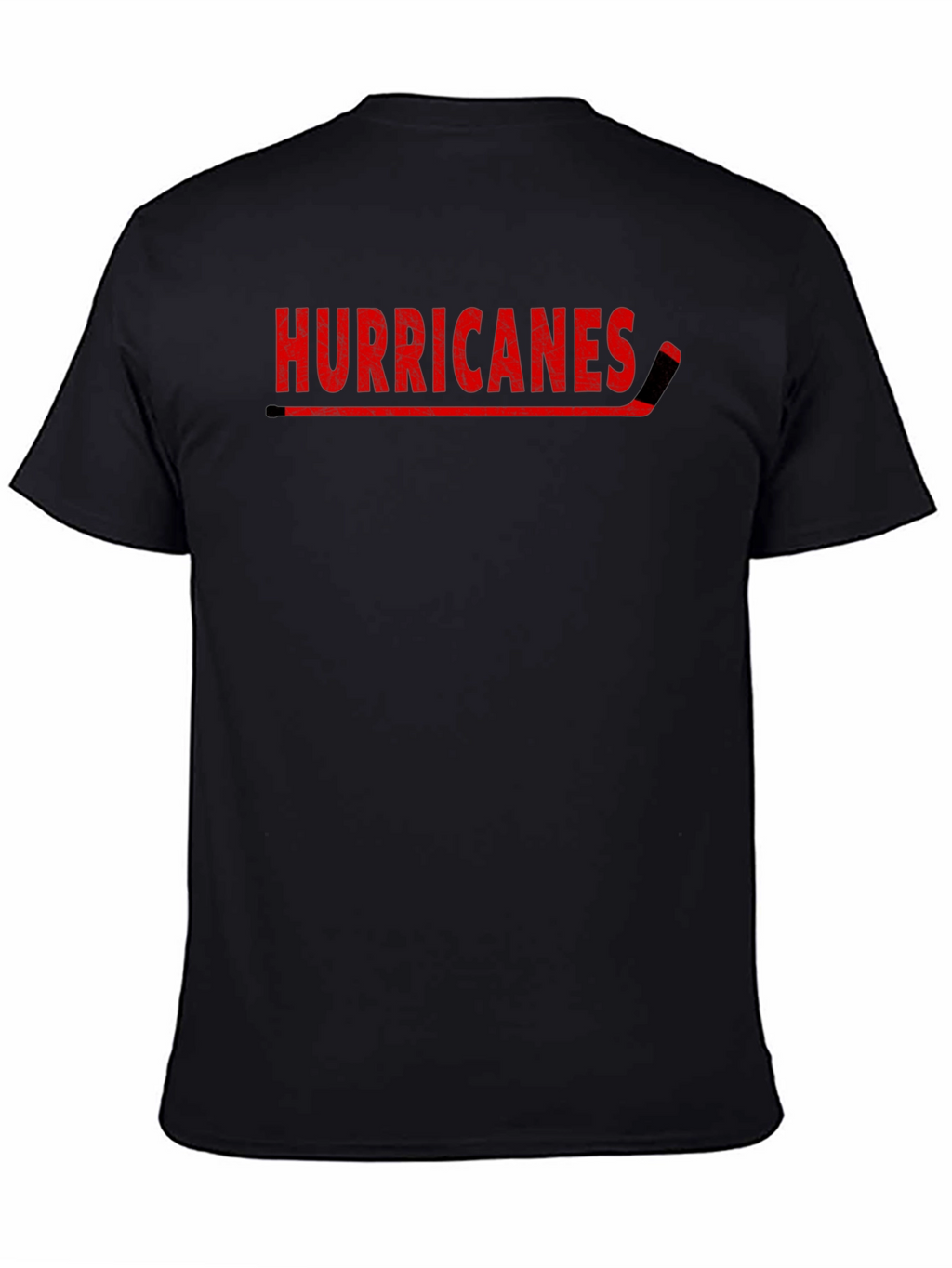 Hurricanes Hockey Fan T-Shirt - Red on Black