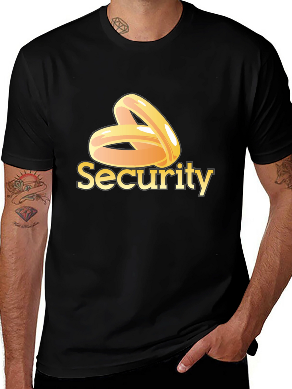 Security Wedding Rings Graphic T-Shirt