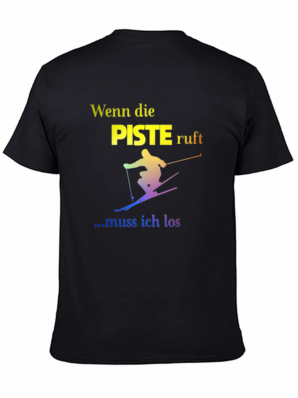 Ski Slope T-Shirt - German Text