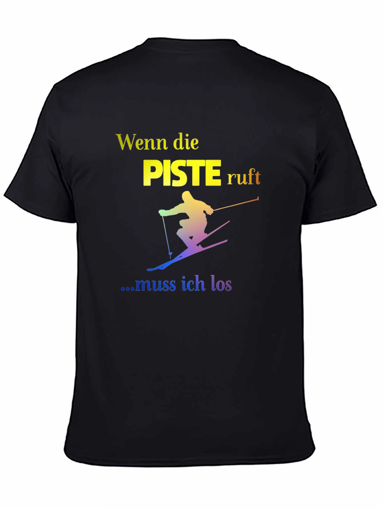 Ski Slope T-Shirt - German Text